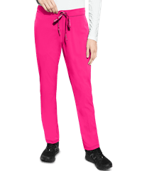 Style # P8706: PIPUNMed Couture Peaches Women's 4-Pocket Flat Front STRETCH Scrub Pants