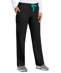 Med Couture Energy Grace Women's 4-Pocket Mid-Rise Scrub Pants  