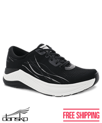 Style # PACE: BLACKDansko Pace Lightweight Women's Lace Up Athletic Nursing Shoes