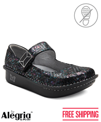 Alegria Paloma Red Rock Women's Slip Resistant Nursing Shoes