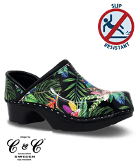 C&C Sweden Party in Paradise Full Back Clogs