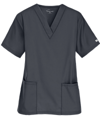 Style # PC62C: PEWTEButter-Soft Core by UA™ Women's 2-Pocket V-Neck Scrub Top