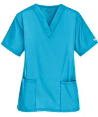 Style # PC62C: TURQUButter-Soft Core by UA™ Women's 2-Pocket V-Neck Scrub Top