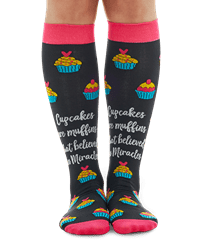 UA Cupcake Miracles Women's 12-14 mmHg Compression Socks