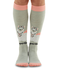 UA Superllama Women's 12-14 mmHg Compression Socks