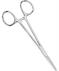 Prestige 5.5" Kelly Straight Blade Stainless Steel Forceps