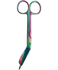 Prestige 5.5" Lister Rainbow Finish Stainless Steel Bandage Scissor