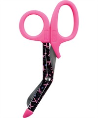 Prestige 5.5" StyleMate Pink Ribbons w/ Pink Handles Stainless Steel Utility Scissor