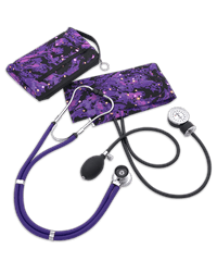 Prestige Galaxy Purple Aneroid Sphygmomanometer & Sprague-Rappaport Kit with Case