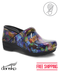 Dansko ProXP 2.0 Color Wash Women's Patent Leather Nursing Clogs