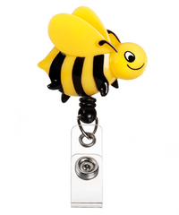 Prestige Deluxe Retracteze™ Bee Button Snap ID Badge Holder    