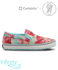 Cherokee Infinity Cheerful Tie Dye Women's Rush Slip-on Nursing Shoes