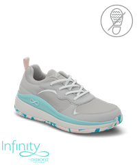 Cherokee Infinity Sole Soother Women's Saga Lace Up Nursing Sneakers