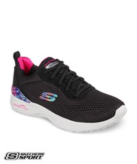 Skechers Skech-Air Dynamight Groovy Path Black/Multi Women's Lace Up Athletic Nursing Shoes