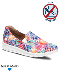 Nurse Mates Tie Dye Sandy Women's Slip On Nursing Shoes