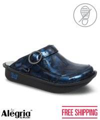 Alegria Seville Indigo Mantle Women's Slip Resistant Nursing Clogs