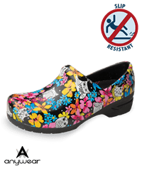 Anywear Angel Fine Feathered Friends Women's Lightweight Nursing Clogs