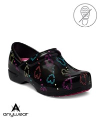 Cherokee Anywear Sr Angel Hearts on the Line Women's Slip Resistant Nursing Shoes
