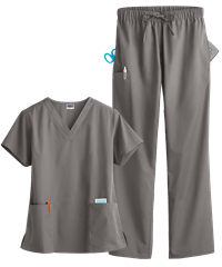 Strictly Scrubs Women's 5-Pocket Scrub Set