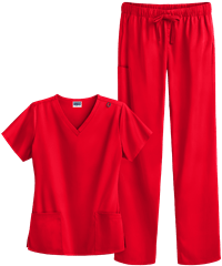 Strictly Scrubs Value Women's 4-Pocket STRETCH Scrub Set