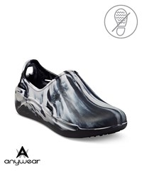 Anywear Streak Brushed Darkness Unisex Slip On Nursing Clogs