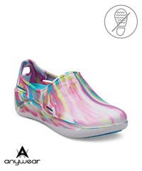 Anywear Streak Brushed Tropics Unisex Slip On Nursing Clogs
