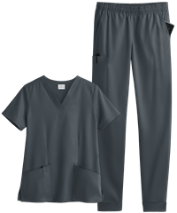 Tafford Active STRETCH Women's 5-Pocket Jogger Scrub Set 