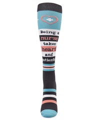 Think Medical Heart and Patients Women's 10-14 mmHg Light Compression Socks