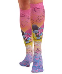 Cherokee Tooniforms Hug Time Women's 8-15 mmHg Light Compression Socks 