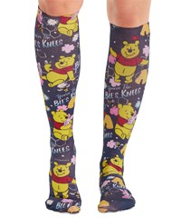Cherokee Tooniforms Honey Women's 8-15 mmHg Light Compression Socks 