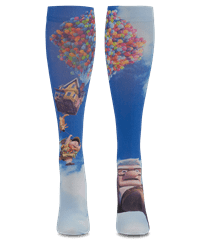 Cherokee Tooniforms Mr Fredricksen Women's 8-15 mmHg Comfort Support Socks