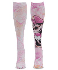 Cherokee Tooniforms Tropic Like It's Hot Women's 8-15 mmHg Comfort Support Compression Socks