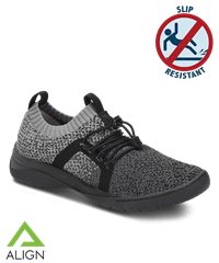 Nurse Mates Align Torri Black Women's Bungee Lace Up Nursing Shoes