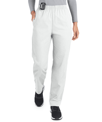 Style # UA316C: WHITEButter-Soft Core Scrubs by UA™ Women's 2-Pocket Tapered Elastic Waist Scrub Pants- New and Improved 