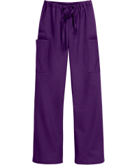 Style # UA31C: EGGPLButter-Soft Core by UA™ Unisex 4-Pocket Drawstring Scrub Pants