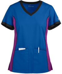 Butter-Soft Core by UA™ Women's 4-Pocket Color Block V-Neck Scrub Top