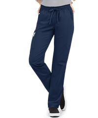 Style # UA379C: NAVYButter-Soft Core by UA™ Women's 8-Pocket Tapered Leg Scrub Pants
