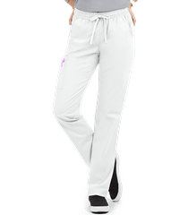 Style # UA379C: WHITEButter-Soft Core by UA™ Women's 8-Pocket Tapered Leg Scrub Pants