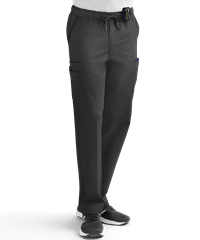 Style # UA44C: BLACKButter-Soft Core by UA™ Men's 7-Pocket Zip Front Cargo Scrub Pants