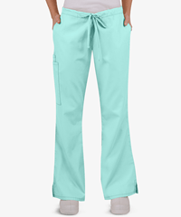 Style # UA47C: AQMOOButter-Soft Core by UA™ Women's 4-Pocket Elastic Waist Back Drawstring Scrub Pants  