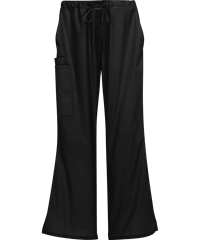 Style # UA47C: BLACKButter-Soft Core by UA™ Women's 4-Pocket Elastic Waist Back Drawstring Scrub Pants  