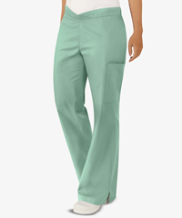 Style # UA56C: JUBREButter-Soft Core by UA™ Women's 4-Pocket Front Crossover Waistband Scrub Pants