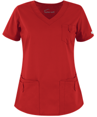 Style # UA638C: REDButter-Soft Core by UA™ Women's 5-Pocket Rounded V-Neck Scrub Top