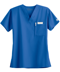 Style # UA71C: RROYButter-Soft Core by UA™ Unisex 1-Pocket Scrub Top