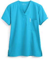 Style # UA71C: TURQUButter-Soft Core by UA™ Unisex 1-Pocket Scrub Top