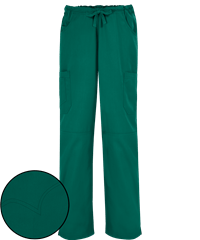 Style # UA736C: HUNTEButter-Soft Core by UA™ Women's 8-Pocket Drawstring Scrub Pants