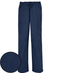 Style # UA736C: NAVYButter-Soft Core by UA™ Women's 8-Pocket Drawstring Scrub Pants