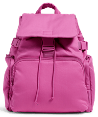 Vera Bradley Rich Orchid Recycled Cotton Utility Backpack