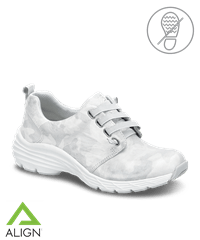 Nurse Mates Align Grey Camo Velocity Women's Slip Resistant Athletic Shoe