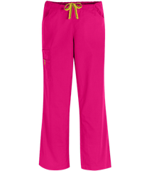 WonderWink ORIGINS Romeo Women's 6-Pocket Elastic Band PETITE Scrub Pants